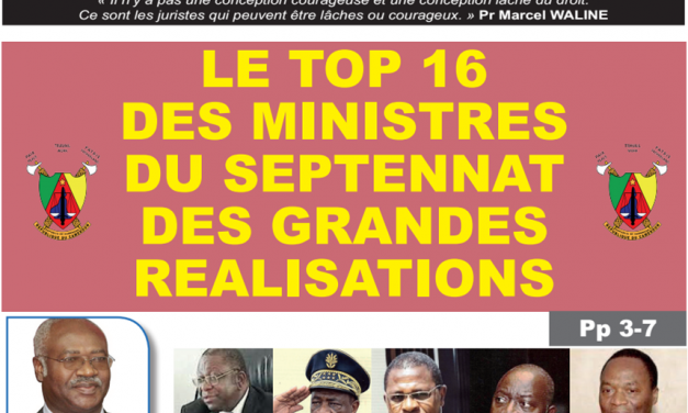 CAMEROUN: JOURNAL CAMERLEX PARUTION N° 003 DU LUNDI 03 SEPTEMBRE 2018