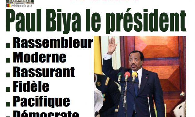 Cameroun : Journal l’Essentiel parution 07 novembre 2018