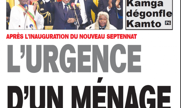 Cameroun  : Journal Essingan parution 08 novembre 2018