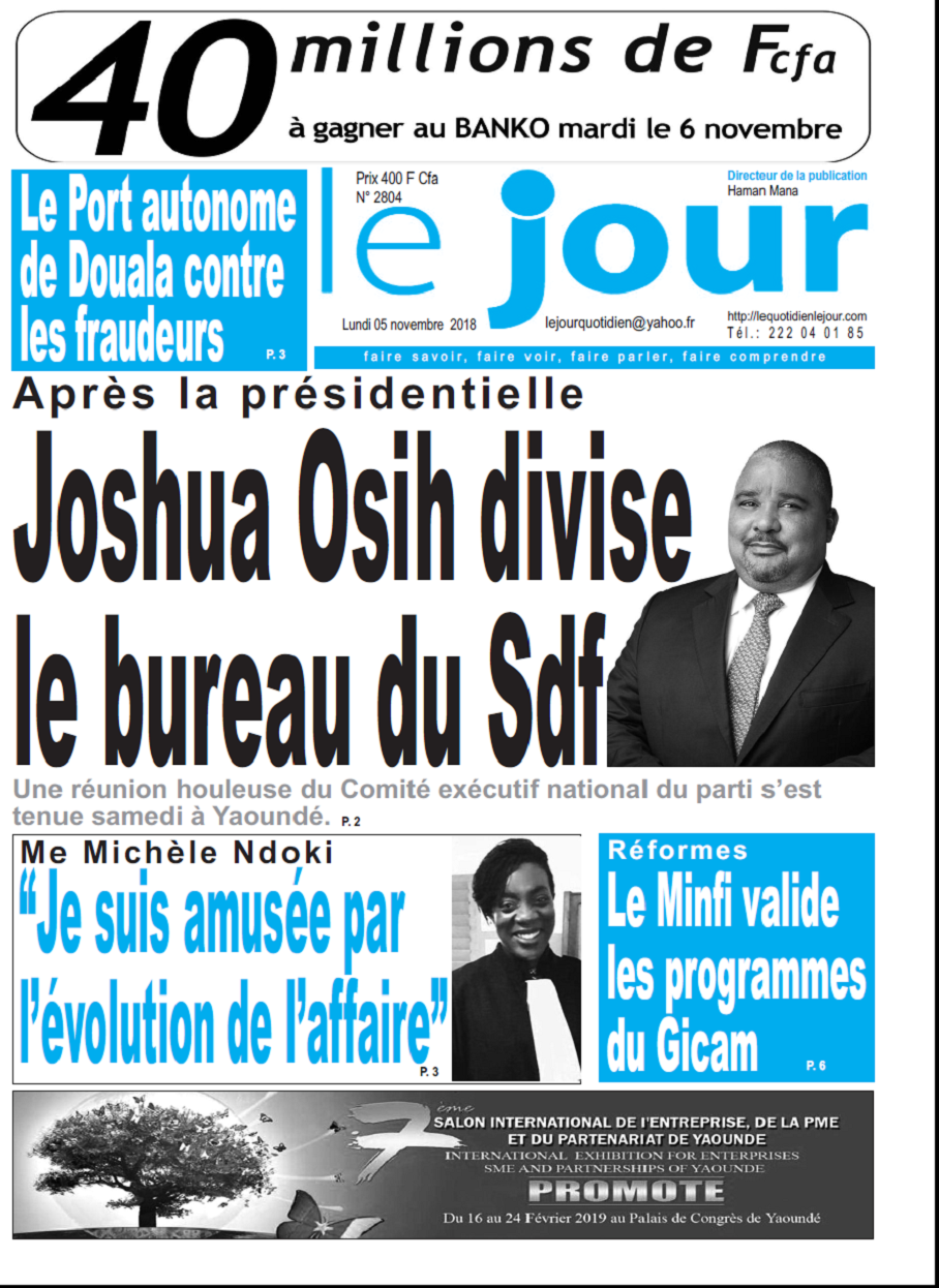 cameroun-journal-le-jour-parution-05-novembre-2018-camerlex