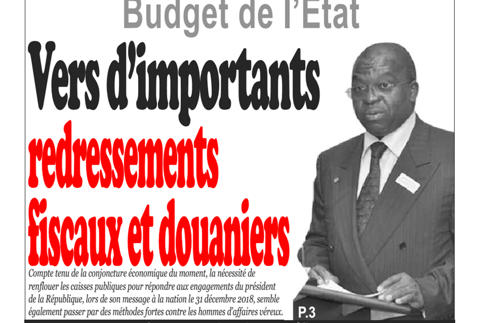Cameroun : Journal infomatin, parution du 08 Janvier 2019