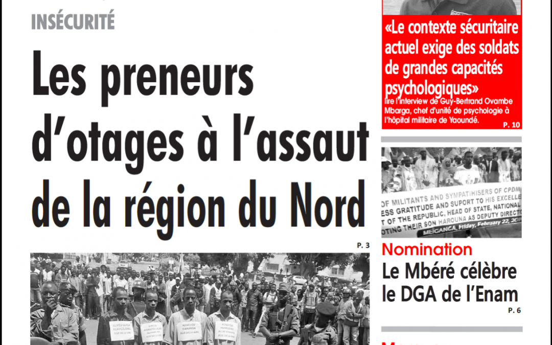 Cameroun : journal l’œil du sahel du 25 Février 2019