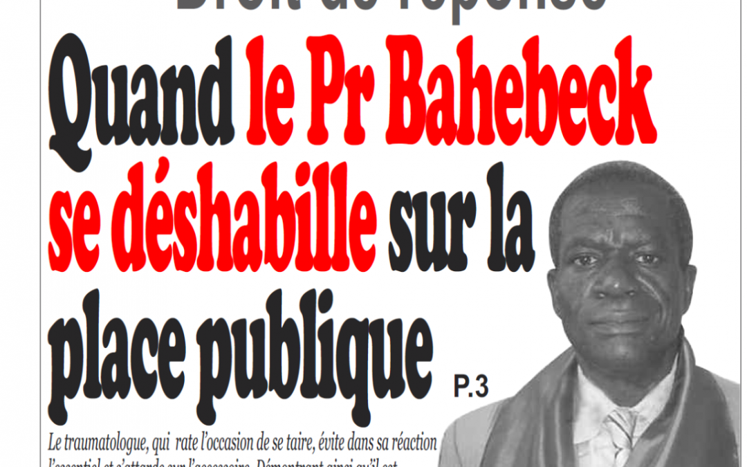 Cameroun : journal info-matin du 18 Février 2019