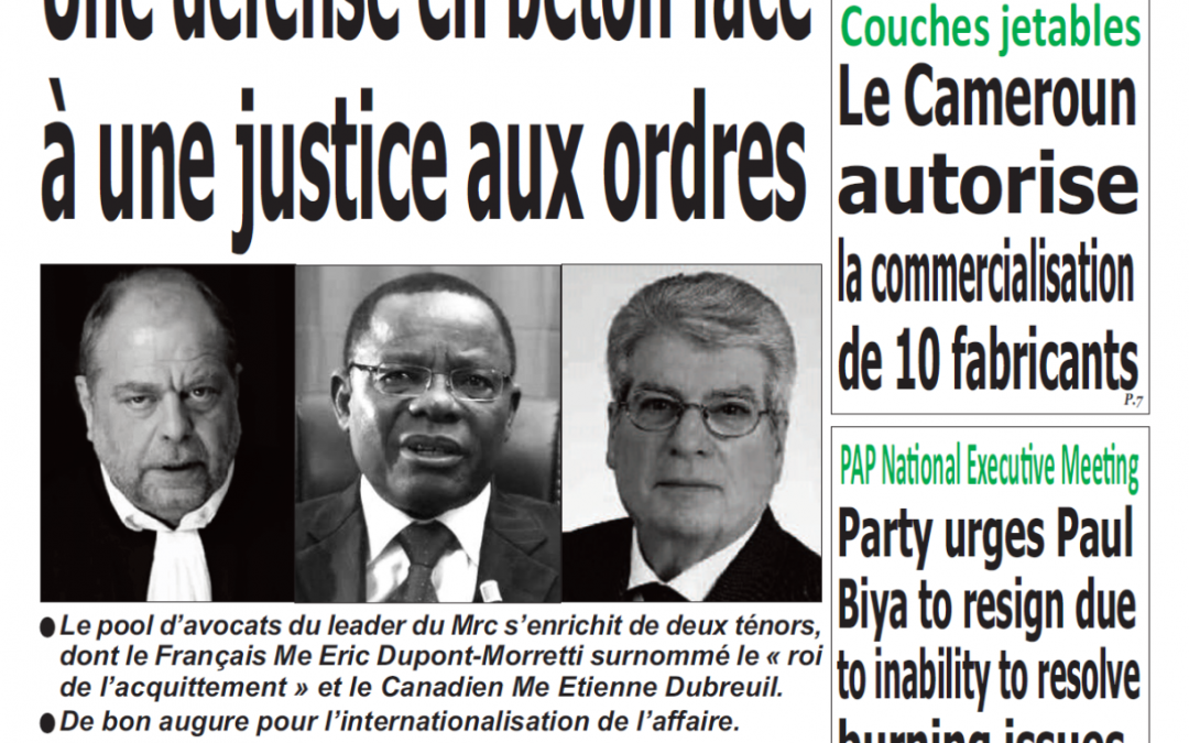 Cameroun : journal émergence du 25 Février 2019