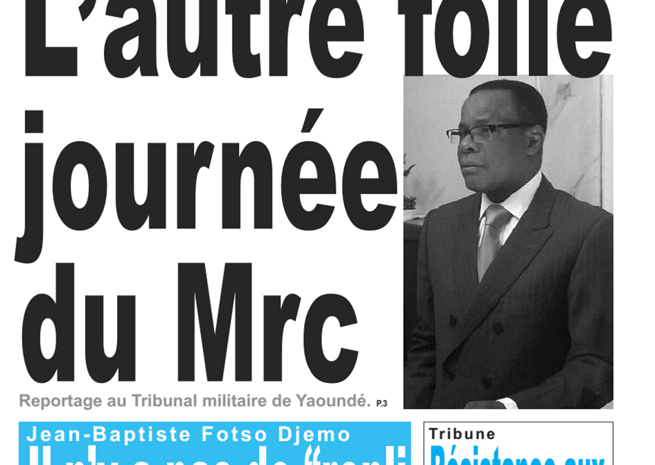 Cameroun : journal Kalara du du 12 Février 2019