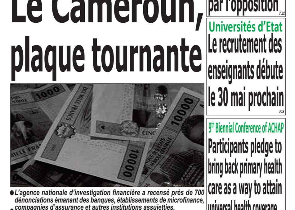 cameroun: journal émergence du 28 février 2017