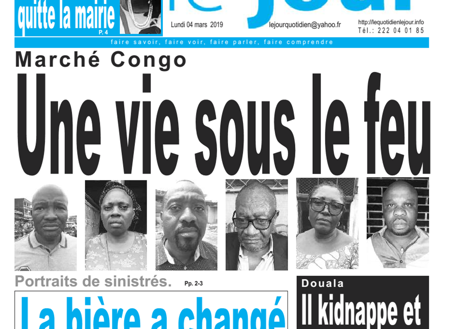 Cameroun: journal le jour du 4 mars 2019