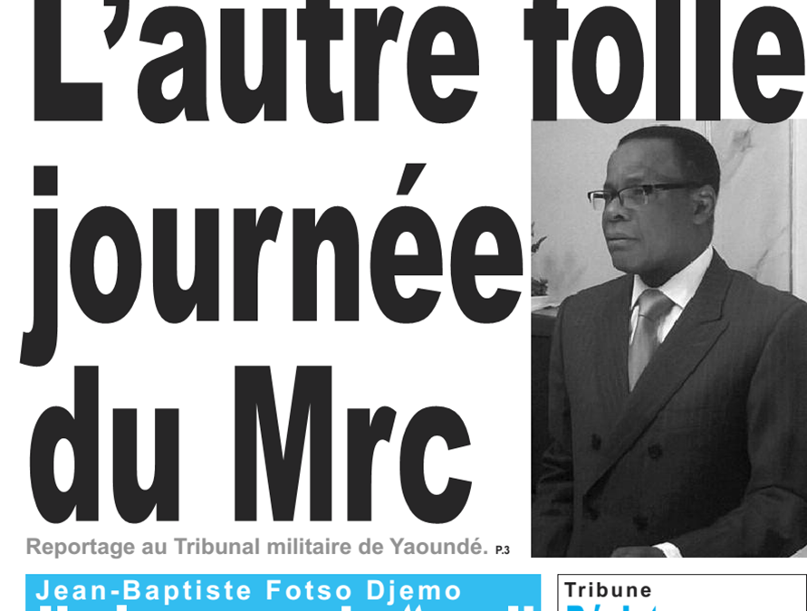 cameroun: journal le jour du 27 Février 2019