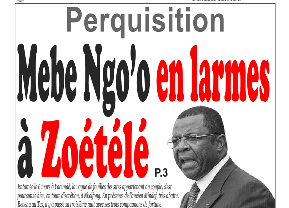 Cameroun: journal infomatin du 8 mars 2019