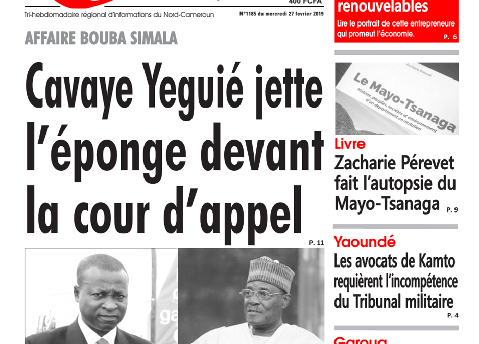 Cameroun: journal l’œil du sahel du 27 Février 2019